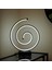 Salyangoz LED Abajur - Siyah - 43 cm 2