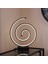 Salyangoz LED Abajur - Siyah - 43 cm 3