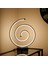 Salyangoz LED Abajur - Siyah - 43 cm 4