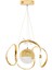 Nisa Luce Harmony Ledli Avize - Gold - 70 cm 2