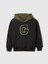 Erkek Çocuk Siyah Gap Logo Varsity Sweatshirt 1