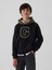 Erkek Çocuk Siyah Gap Logo Varsity Sweatshirt 2