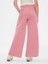 Kız Çocuk Pembe High Rise Stride Wide-Leg Ankle Jean Pantolon 4
