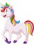 Sevimli çocuk odası yuvarlak saat, pembe unicorn tasarımıyla şık ve eğlenceli 2