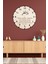 Krem renkli, 40x40 cm, klasik tarz, asr sureli, arap rakamlı dekoratif duvar saati 2