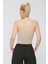 Kadın Ultra Soft Kumaş Straplez Crop Bluz 3