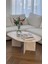 Triangle Doğal Traverten Mermer Orta Sehpa 60*120CM 1