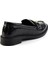 Siyah Kroko Rugan Kadın Loafer Ayakkabı K01879100508 4