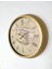 Hediyelik Saat 40 cm Metal Gold Time Duvar Saati 1