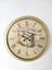 Hediyelik Saat 40 cm Metal Gold Time Duvar Saati 4