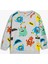 Sweatshirt Canavar Baskılı Uzun Kollu Şardonlu 1