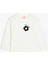 T-Shirt Uzun Kollu Çiçek Baskılı Bisiklet Yaka Pamuklu 1