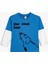 Köpek Baskılı T-Shirt Uzun Reglan Kol Bisiklet Yaka Pamuklu 1