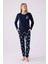 3056 Kadın Uzun Kol Pijama Takım 1