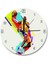 Büyük Boy Basketbol Temalı Yuvarlak Duvar Saati 30x30 cm, Modern Spor Dekoru 1