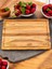 Zeytin Ağacı 40 x 27,5 cm Oluklu Özel Kenar, Şef Tahtası - Kesme Tahtası - Sunumluk 5