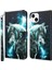 iPhone 14 Için Boyama Deri Kılıf (Yurt Dışından) 1