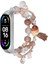 Xiaomi Mi Band 7 Için Yuvarlak Boncuklu Zincir Watch Band (Yurt Dışından) 1