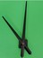 Yüksek Torklu Yuvarlak Saat Mekanizması, Siyah, Modern Stil, 24 cm Akrep, 31 cm Yelkovan 1