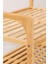 Bambu Xl Kirli Sepetli 2 Raflı Çok Amaçlı Banyo Düzenleyici Çamaşır Sepeti Organizer DB-0004 2