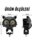 Kedi Göz Sis Farı Çift Renk Sarı-Beyaz 9-60V Araç Motosiklet Off Road Led Lamba Delici Yayıcı Projektör 50W Metal Arazi Çalışma Lambası 1 Adet 4