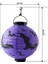 Halloween Japon Feneri LED Pilli 20 cm Mor Yarasa 2