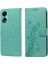 Oppo A78 4g Deri Kart Yuvaları Flip Çiçek Için Flip Case (Yurt Dışından) 3