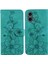 Motorola Moto G24 Kickstand Cüzdan Kabartmalı Zambak Manyetik Için Flip Case (Yurt Dışından) 5