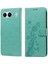 Oneplus Nord 4 Deri Çiçek Kart Yuvaları Flip Case Için Flip Case (Yurt Dışından) 1