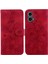 Motorola Moto G24 Kickstand Cüzdan Kabartmalı Zambak Manyetik Için Flip Case (Yurt Dışından) 5