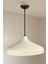 Modern Metal Sarkıt, Salon, Hol, Mutfak Avizesi, Beyaz Renk Metal Avize, 36 cm Çapında Metal Avize 2