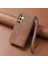 Samsung Galaxy S24 Artı Darbeye Deri Kılıf Için Flip Case Cüzdan Flip (Yurt Dışından) 2