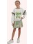 Kız Çocuk Baskılı Beyaz Sweatshirt 1