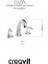 Giza Lavabo Armatürü 3 Delikli (Sifonlu) 2