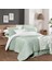Gracia Yeşil King Size (Battal Boy) %100 Pamuk Mood Comfort Nevresim Takımı 3