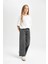 Kız Çocuk Wide Leg Geniş Bol Paça Cepli Jean Pantolon C8536A824AU 3