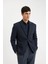 Slim Fit Dar Kesim Astarlı Düğmeli Blazer Ceket N0503AZ24AU 3
