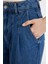 Wide Leg Yüksek Bel Uzun Jean Yıkamalı Pantolon D5521AX24WN 5