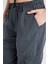 Coool Wide Leg Geniş Paça Normal Bel Pantolon Gabardin Kumaş Basic Düz Bağcıklı Kargo Cepli B1205AX24AU 5