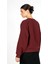 Tila Kadın O Yaka Sweatshirt Bordo 3