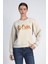 Tila Kadın O Yaka Sweatshirt Taş 2