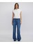 Belden Bağlamalı Wide Leg Fit Jean Pantolon 1