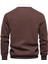 Erkek Retro Renk Bloklu Pamuklu Gömlek Yaka Sweatshirt 2