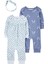 Kız Bebek Tulum Set 3'lü Paket 1