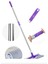 Kıskaçlı Cam Silme Mopu (Hediye Mop Askılı) Mikrofiber Yedek Bezli Yer Duvar Fayans Silme Mopu 3
