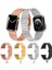 Apple Watch Uyumlu 7 8 9 45MM Kordon Krd-79 Metal Strap Kayış 5
