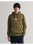 Erkek Yeşil Regular Fit Kapüşonlu Logolu Sweatshirt 2047082.301 1