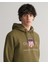Erkek Yeşil Regular Fit Kapüşonlu Logolu Sweatshirt 2047082.301 3