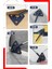 Kendinden Sıkmalı Üçgen Mop Cam Duvar Yer Silebilen Yedek Mikrofiber Bezli Paspas 5
