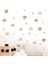 Çocuk odası renkli hayvan ve yıldızlar duvar sticker seti, 5+ parça, eğlenceli tasarım 4